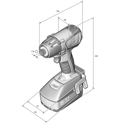 Atornillador imp. FEIN 18v ASCD18-200W4