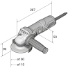 Amoladora FEIN   750w 125mm CG 7-125
