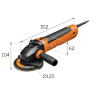 Amoladora FEIN 125mm CG15-125BL INOX