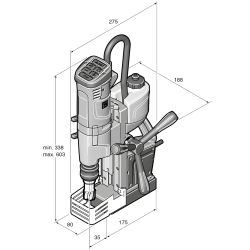 Taladro magnetico Fein KBU35QW