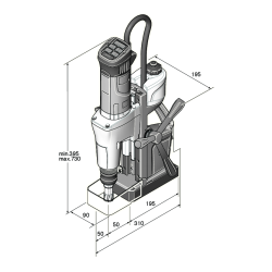 Taladro magnetico Fein KBM50UQW